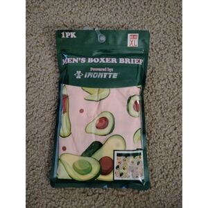 Ironyte Men’s Avocado Print Boxer Briefs